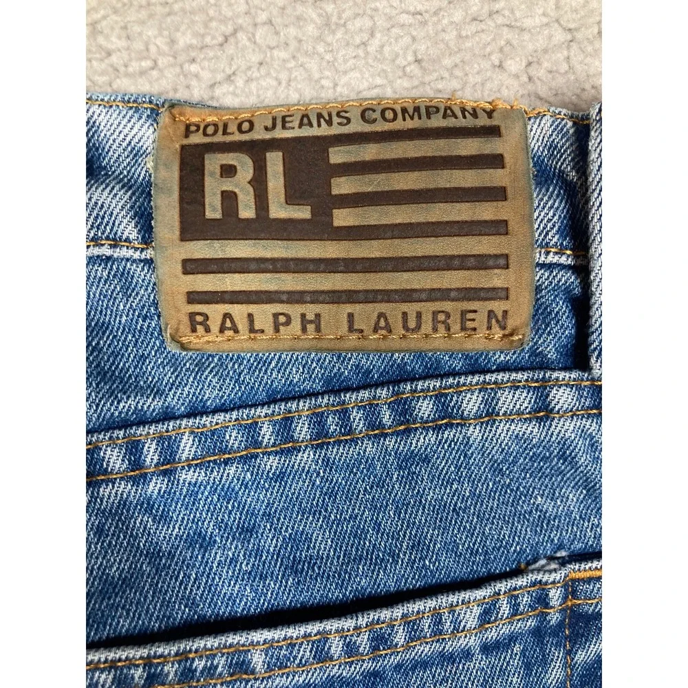 RL Ralph Lauren Jeans Mens 38x34* Blue Classic‎ Straight Preppy American Denim